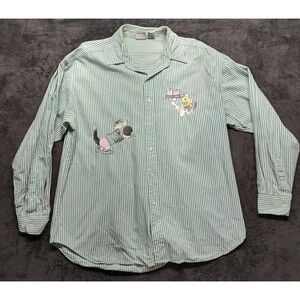 Vintage Acme Clothing XL top Sylvester's Alleys button up Tweety Bird bowling